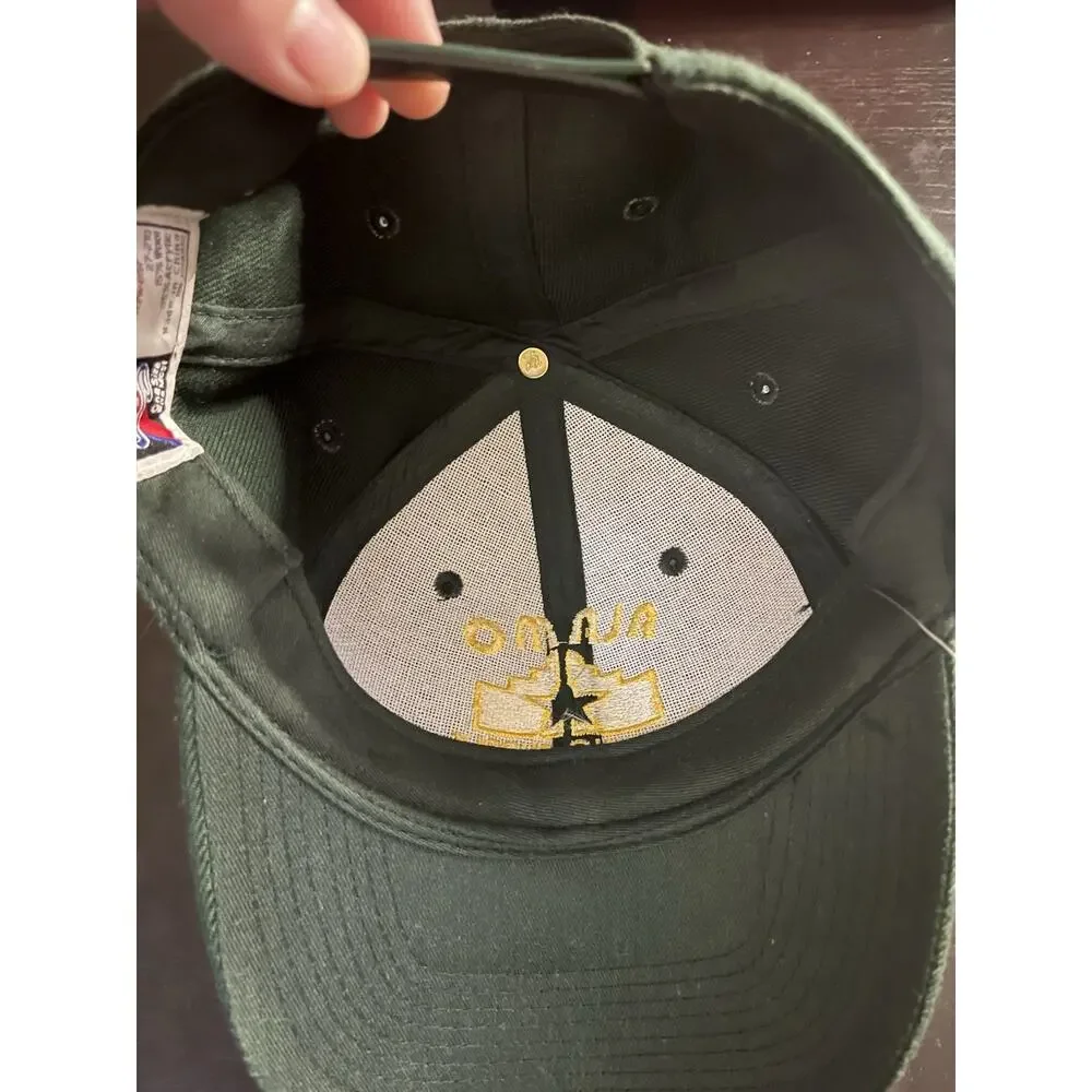 Vintage Alamo Welding Supply Hat Otto SnapBack Trucker Cap Green/Yellow Logo